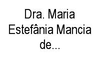 Logo Dra. Maria Estefânia Mancia de Gutierrez em Luzia
