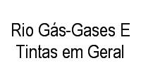 Logo Rio Gás-Gases E Tintas em Geral em Tabuleiro do Martins