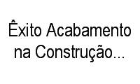 Logo Êxito Acabamento na Construção Civil E Telefonia em Vila Izabel