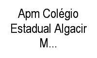 Logo Apm Colégio Estadual Algacir Maeder Ensino 1º E 2º Graus em Bairro Alto