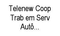 Logo Telenew Coop Trab em Serv Autônomos dos Prof em Telecomunica em Barra Funda