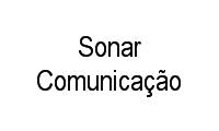 Logo Sonar Comunicação em Centro
