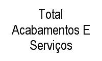 Logo Total Acabamentos E Serviços em Vila Zat