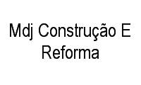 Logo Mdj Construção E Reforma em Parque Novo Mundo