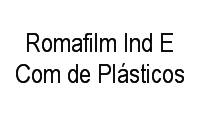 Logo Romafilm Ind E Com de Plásticos em Parque Novo Mundo