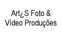 Logo Art¿S Foto & Vídeo Produções em Chácaras Maria Dilce
