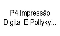 Logo P4 Impressão Digital E Pollykym Comisária em São Francisco