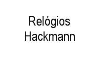 Logo Relógios Hackmann em Áurea