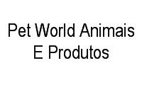 Logo Pet World Animais E Produtos em Tijuca