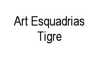 Logo Art Esquadrias Tigre em Anil