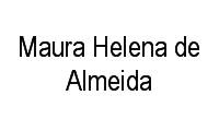 Logo Maura Helena de Almeida em Anil