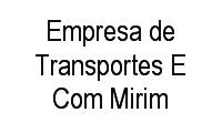 Logo Empresa de Transportes E Com Mirim em Centro