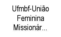 Logo Ufmbf-União Feminina Missionária Batista Fluminense em Ingá