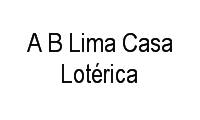 Logo A B Lima Casa Lotérica em Catete