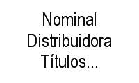 Logo Nominal Distribuidora Títulos Valores Mobiliários em Centro