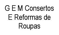 Logo G E M Consertos E Reformas de Roupas em Centro