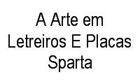 Logo A Arte em Letreiros E Placas Sparta em Centro