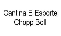 Logo Cantina E Esporte Chopp Boll em Colégio