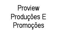 Logo Proview Produções E Promoções em Flamengo