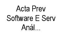 Logo Acta Prev Software E Serv Análise de Sistema em Gávea