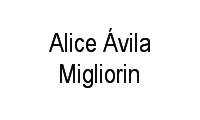 Logo Alice Ávila Migliorin em Ipanema
