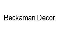 Logo Beckaman Decor. em Irajá