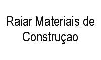 Logo Raiar Materiais de Construçao em Anil