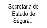 Logo Secretaria de Estado de Segurança Pública em Lagoa