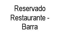 Logo Reservado Restaurante - Barra em Recreio dos Bandeirantes