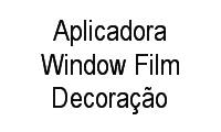 Logo Aplicadora Window Film Decoração em Rio Comprido