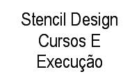Logo Stencil Design Cursos E Execução em São Conrado
