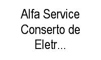 Logo Alfa Service Conserto de Eletrodomésticos em Tijuca