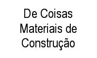 Logo De Coisas Materiais de Construção em Aterrado
