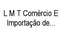 Logo L M T Comércio E Importação de Celulares em Botafogo