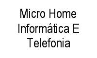 Logo Micro Home Informática E Telefonia em Ponte Preta