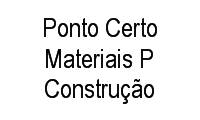 Logo Ponto Certo Materiais P Construção em Vila Silviânia