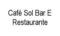 Logo Café Sol Bar E Restaurante em Centro