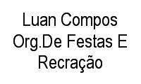 Logo Luan Compos Org.De Festas E Recração