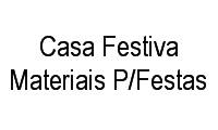 Logo Casa Festiva Materiais P/Festas