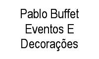 Logo Pablo Buffet Eventos E Decorações em Tupi A