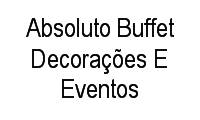 Logo Absoluto Buffet Decorações E Eventos em Setor Urias Magalhães