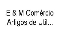 Logo E & M Comércio Artigos de Utilidade Doméstica em Geral em Vila Antonieta