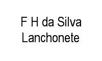 Logo F H da Silva Lanchonete