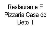 Logo Restaurante E Pizzaria Casa do Beto II em Centro