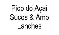 Logo Pico do Açaí Sucos & Amp Lanches em Bosque dos Eucaliptos