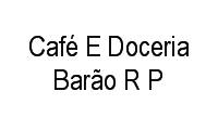 Logo Café E Doceria Barão R P em Centro