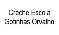 Logo Creche Escola Gotinhas Orvalho em Jacaré