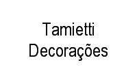 Logo Tamietti Decorações em Lagoinha