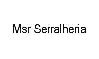 Logo Msr Serralheria em Cosmos