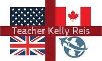 Logo de Inglês personalizado - Teacher Kelly Reis em Centro